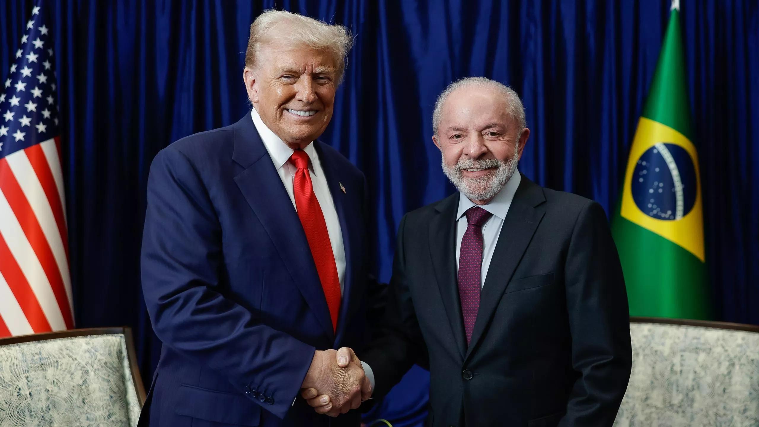 Kuala Lampur, Malásia - 26/10/2025 - Presidente Luiz Inácio Lula da Silva durante encontro com o presidente dos Estados Unidos, Donald Trump, durante o 47ª Cúpula da Associação de Nações do Sudeste Asiático-ASEAN Kuala Lampur, Malásia - 26/10/2025 - Presidente Luiz Inácio Lula da Silva durante encontro com o presidente dos Estados Unidos, Donald Trump, durante o 47ª Cúpula da Associação de Nações do Sudeste Asiático-ASEAN