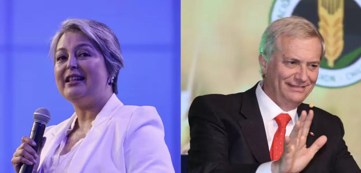 Jeanette Jara e José Antonio Kast Jeanette Jara e José Antonio Kast