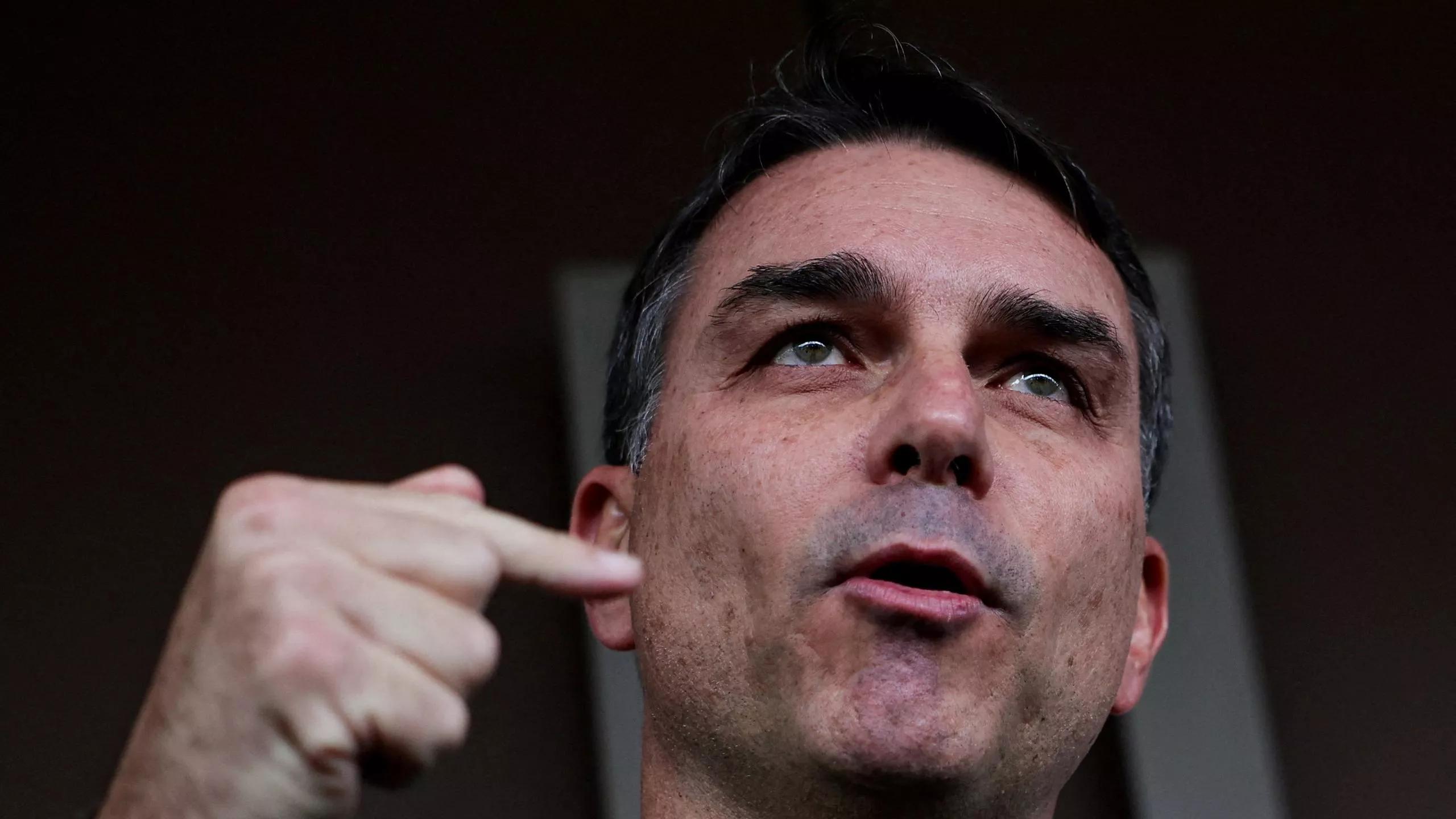 O senador Flávio Bolsonaro em Brasília - 7/12/2025 O senador Flávio Bolsonaro em Brasília - 7/12/2025