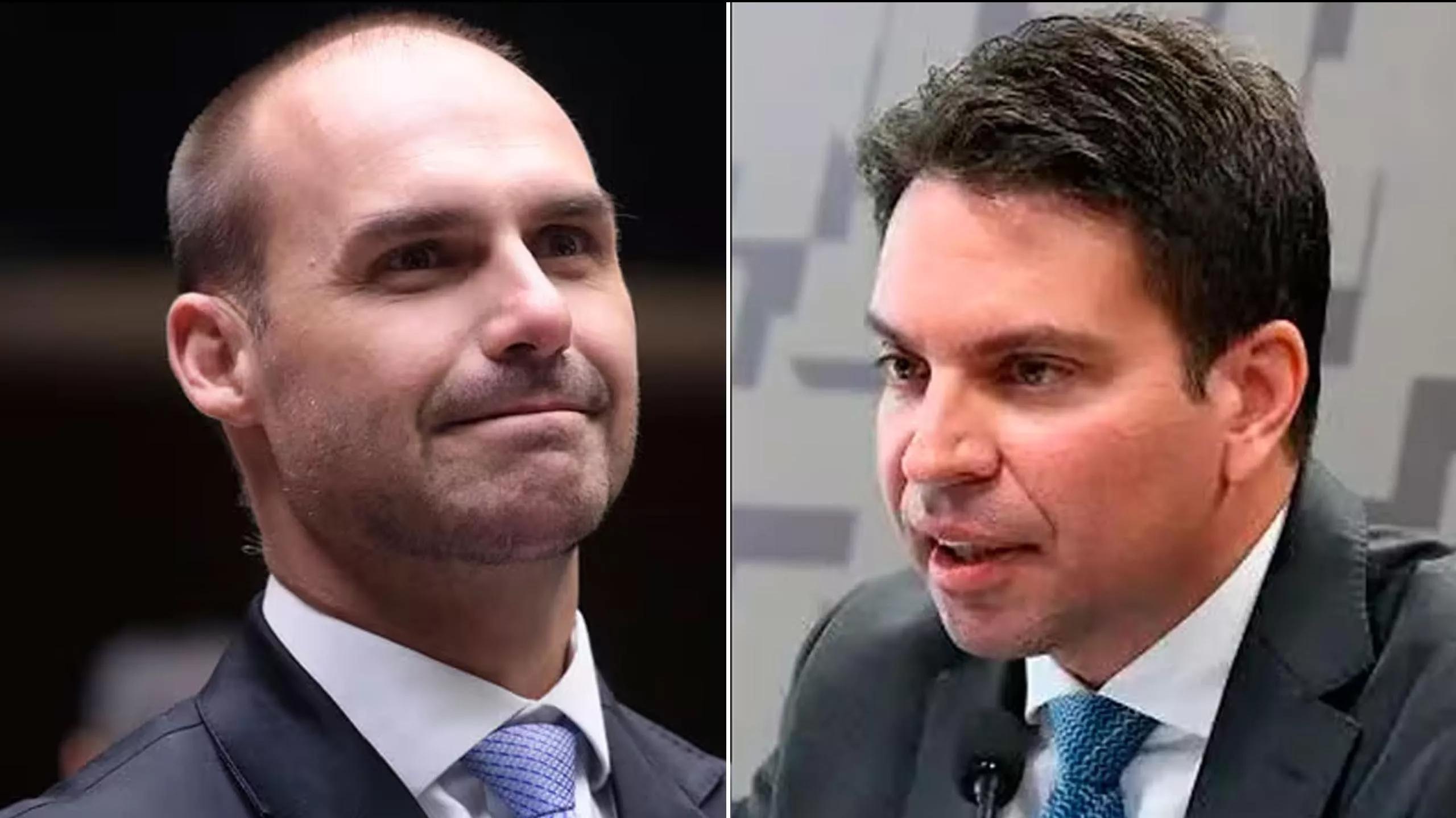 Eduardo Bolsonaro e Alexandre Ramagem Eduardo Bolsonaro e Alexandre Ramagem