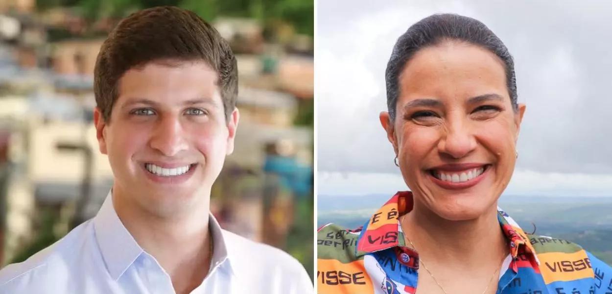 João Campos e Raquel Lyra