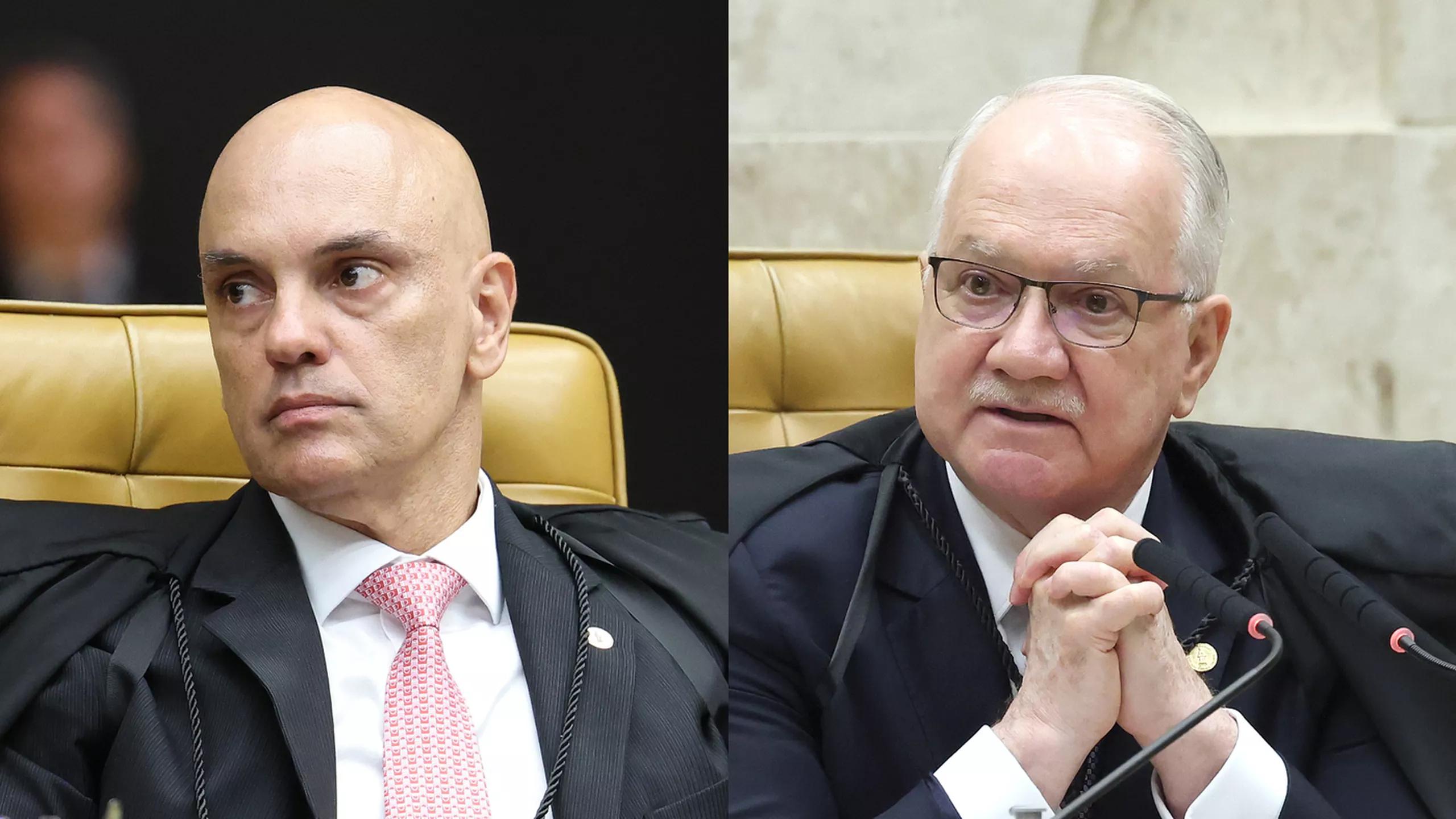 Alexandre de Moraes e Edson Fachin
