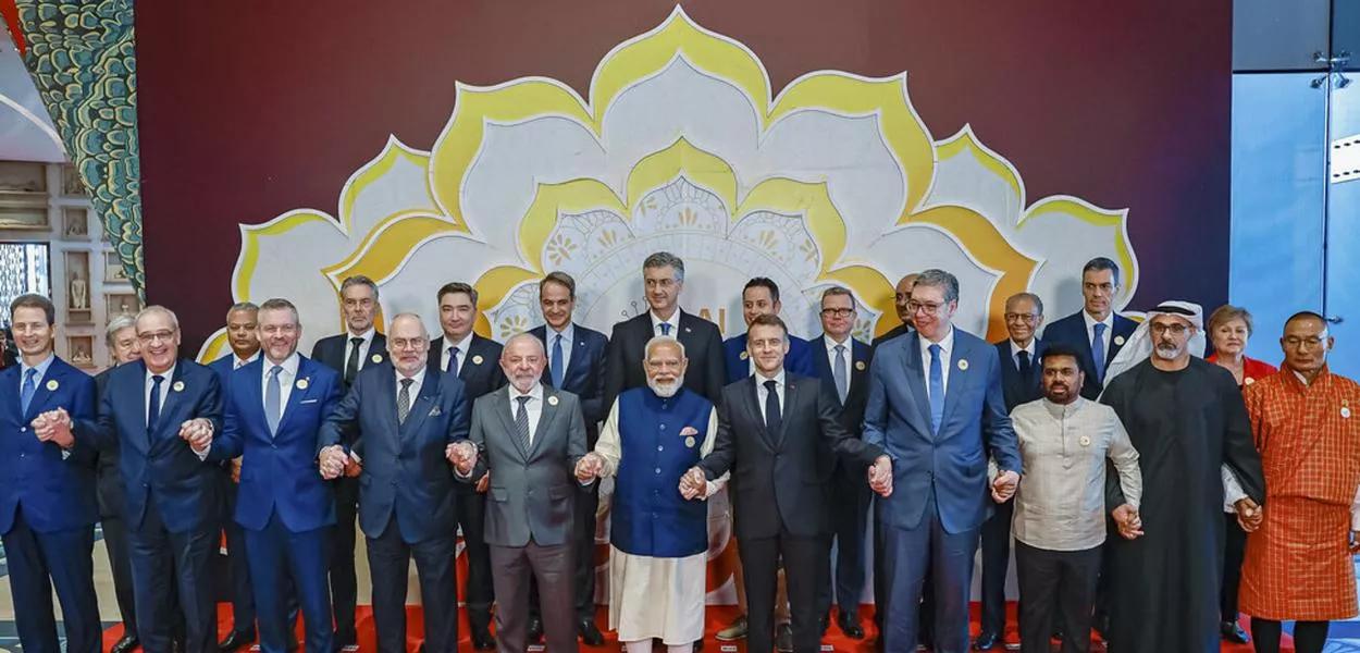 O Presidente Lula partrcipa da cerimônia de abertura da Cúpula de Impacto de Inteligência Artificial na Índia