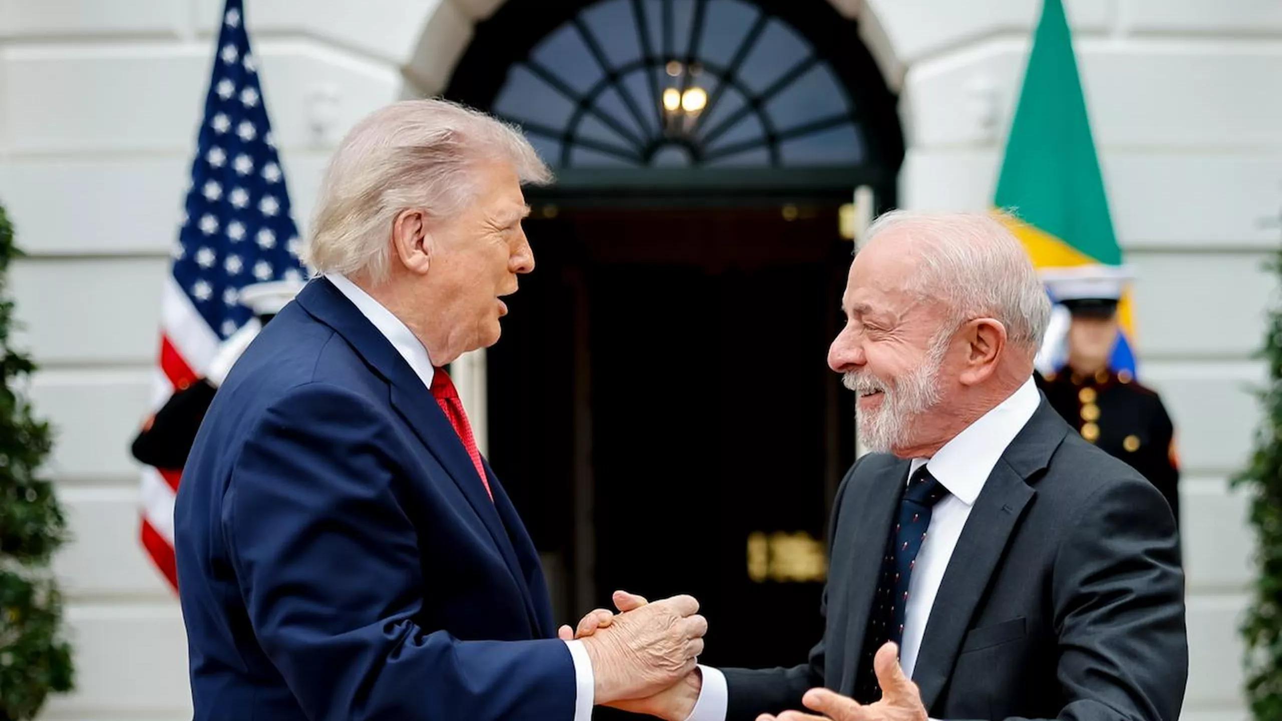 Presidente Lula durante Encontro com o Presidente dos Estados Unidos, Donald Trump, em Washington Presidente Lula durante Encontro com o Presidente dos Estados Unidos, Donald Trump, em Washington