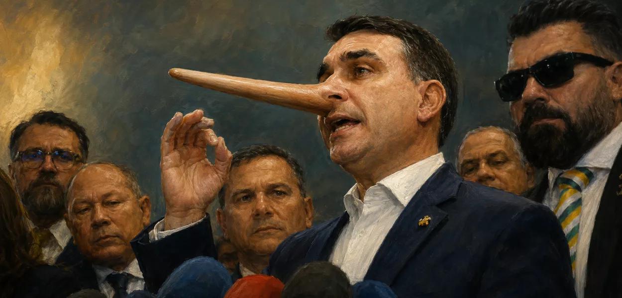 "Ninguém pode se surpreender com as mentiras de Flávio Bolsonaro", aponta Estado de S. Paulo