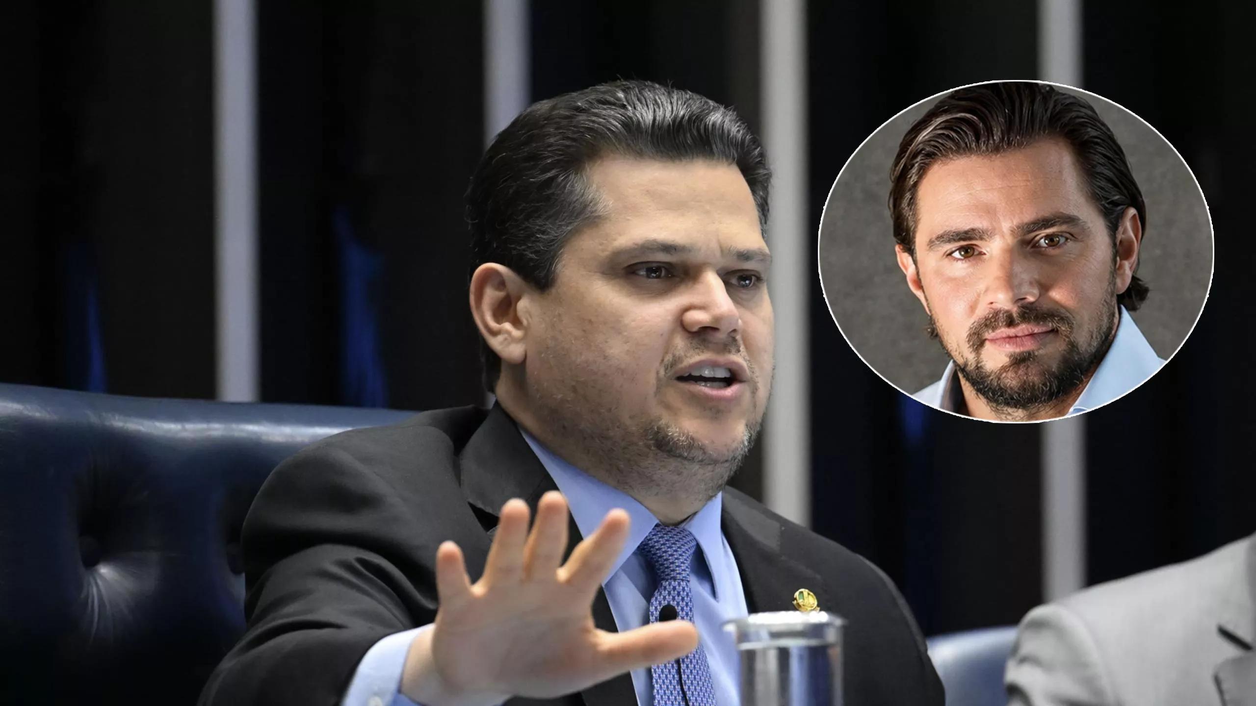 David Alcolumbre e Daniel Vorcaro