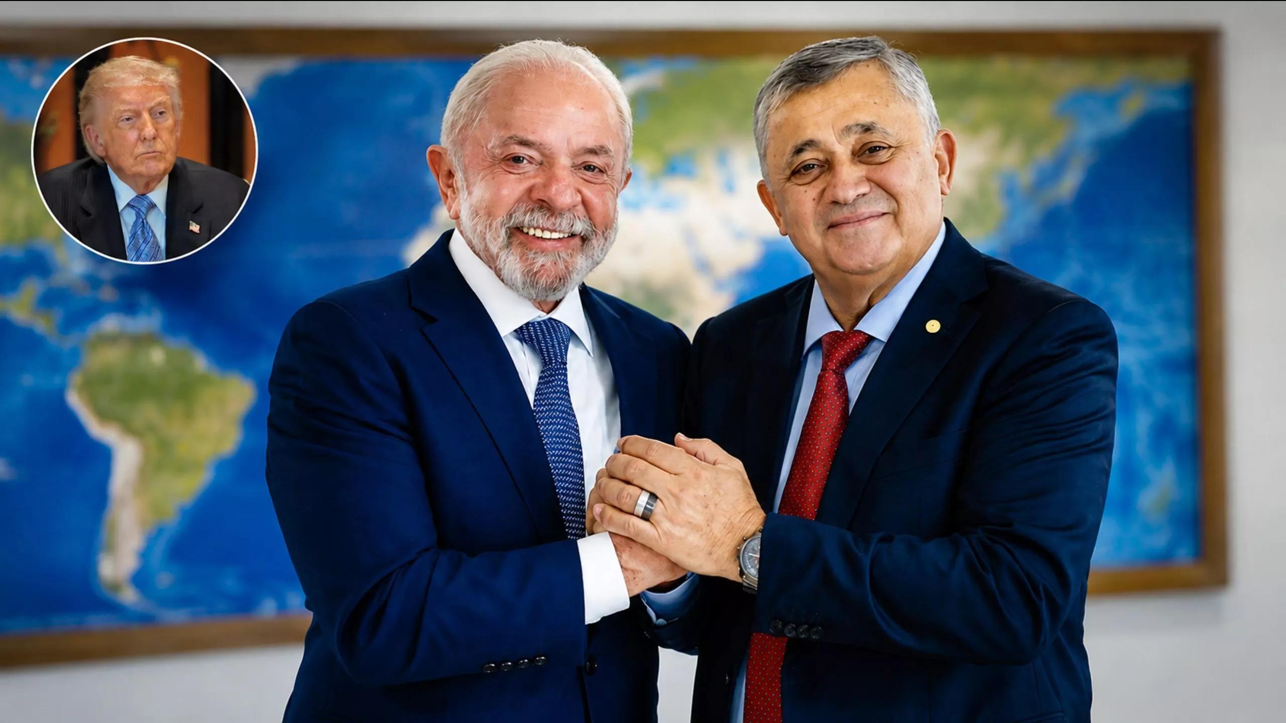 Lula quer conversar com Trump para "desfazer trama dos falsos patriotas" contra o Brasil, diz Guimarães Lula quer conversar com Trump para "desfazer trama dos falsos patriotas" contra o Brasil, diz Guimarães