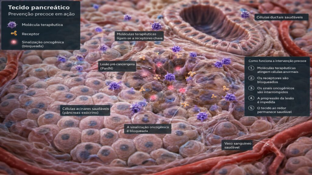 Cientistas conseguem impedir câncer de pâncreas antes mesmo de surgir em estudo pré-clínico histórico