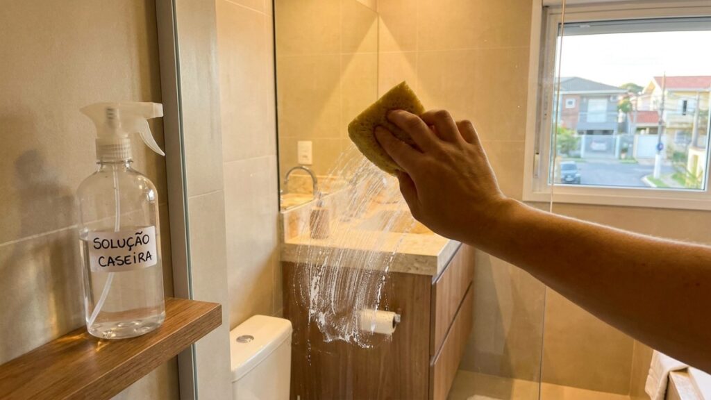 A limpeza inteligente com ingredientes caseiros devolve a transparência original do vidro e amplia a iluminação natural do ambiente.