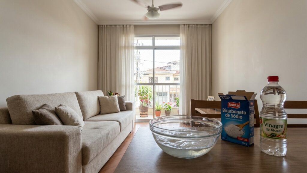 A secagem completa do móvel em um ambiente bem ventilado garante a eliminação total dos odores e preserva o aspecto renovado do sofá.