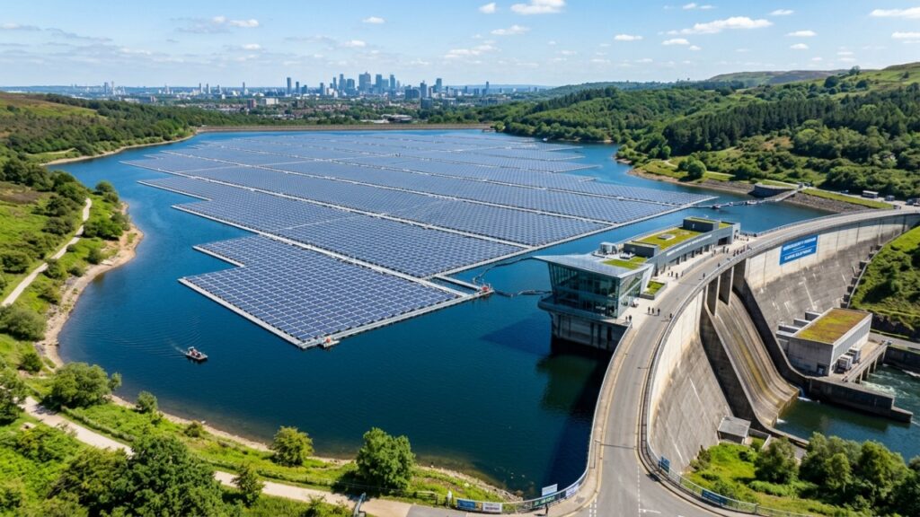 A Austrália dá uma lição à Espanha: cobre um reservatório com 1.260 painéis solares flutuantes para economizar água