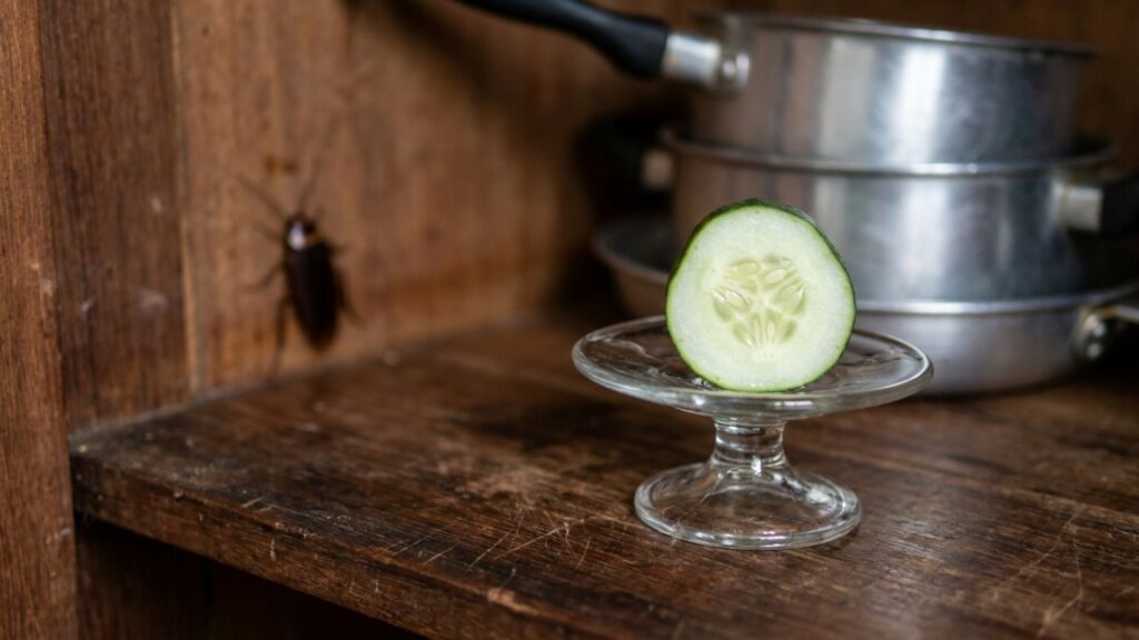 Substâncias biológicas como o limão e o pepino garantem uma cozinha livre de insetos e sem venenos.