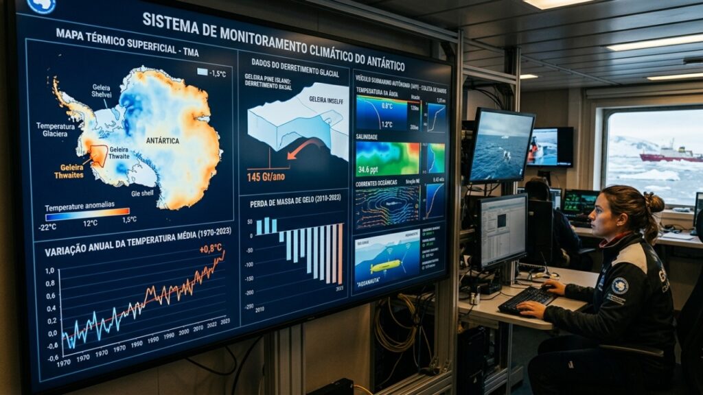Um robô torpedo some sob o gelo da Antártida e volta com 200 registros inéditos da geleira que mais coloca em risco o nível do mar