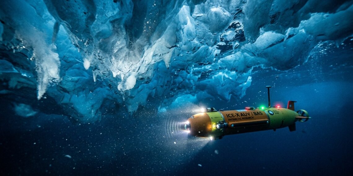 Um robô torpedo some sob o gelo da Antártida e volta com 200 registros inéditos da geleira que mais coloca em risco o nível do mar