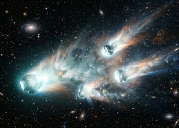 O Hubble da NASA testemunha por acaso a destruição de um cometa no espaço