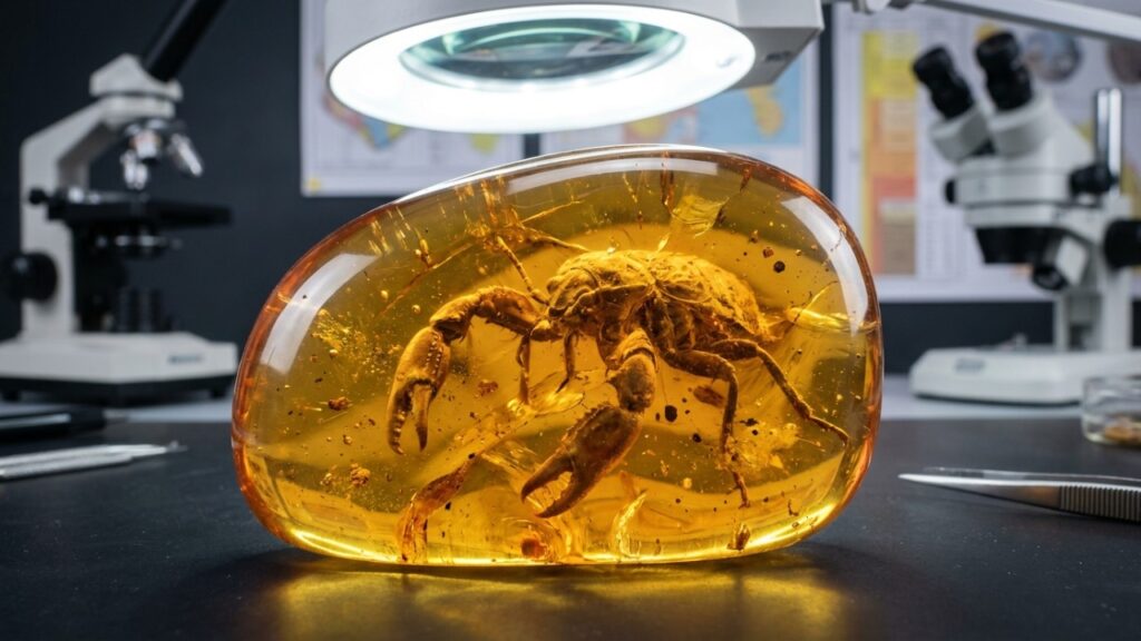 Cientistas descobrem um inseto bizarro de cem milhões de anos com garras gigantescoas