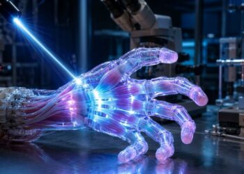 Adeus aos motores elétricos na robótica macia: químico alemão cria músculos artificiais que se movem com um simples pulso de luz