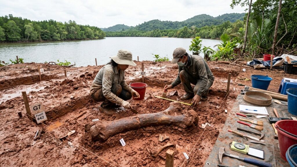 O dinossauro gigante "Último Titã" encontrado na Tailândia era maior que nove elefantes