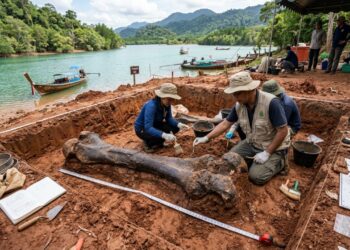 O dinossauro gigante "Último Titã" encontrado na Tailândia era maior que nove elefantes
