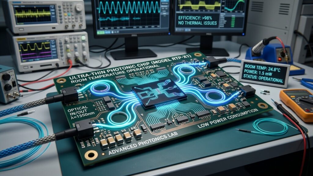 Cientistas criam minúsculo chip que usa luz em vez de eletricidade para processar informações