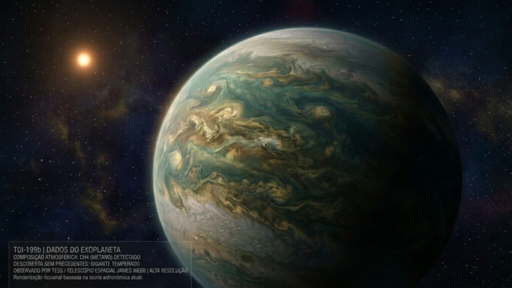 A NASA encontra um planeta gigante "certo" envolto em metano