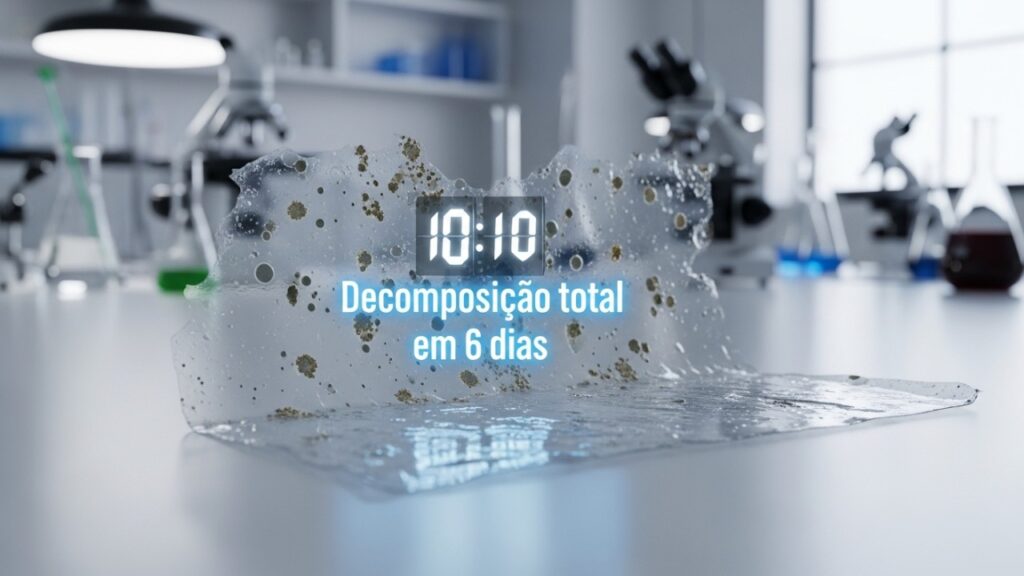 Cientistas criam "plástico vivo" que se autodestrói em apenas seis dias
