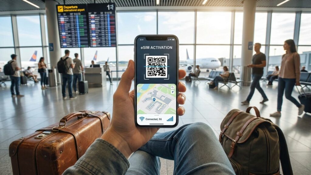 Por que os eSIMs estão se tornando a arma secreta para férias mais seguras e sem estresse