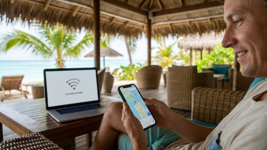 Por que os eSIMs estão se tornando a arma secreta para férias mais seguras e sem estresse