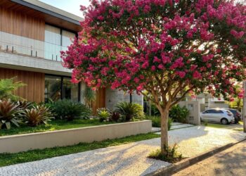 O resedá é a espécie ideal para calçadas por possuir raízes profundas que mantêm a integridade do pavimento urbano.