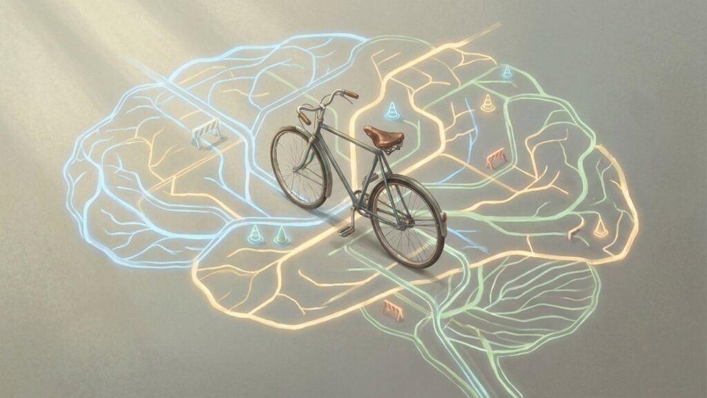 Pedalar sem a supervisão constante de adultos fortalece a autoconfiança e o desenvolvimento cognitivo dos mais novos.