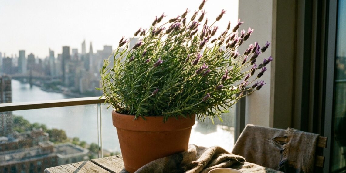 A Lavanda-dentata é a escolha ideal para varandas altas devido à sua notável resistência a ventos fortes.