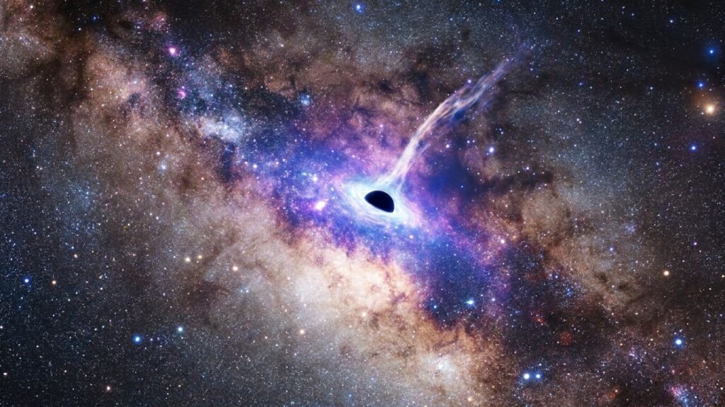 Cientistas descobrem origem surpreendente de nuvens estranhas perto do buraco negro supermassivo da Via Láctea