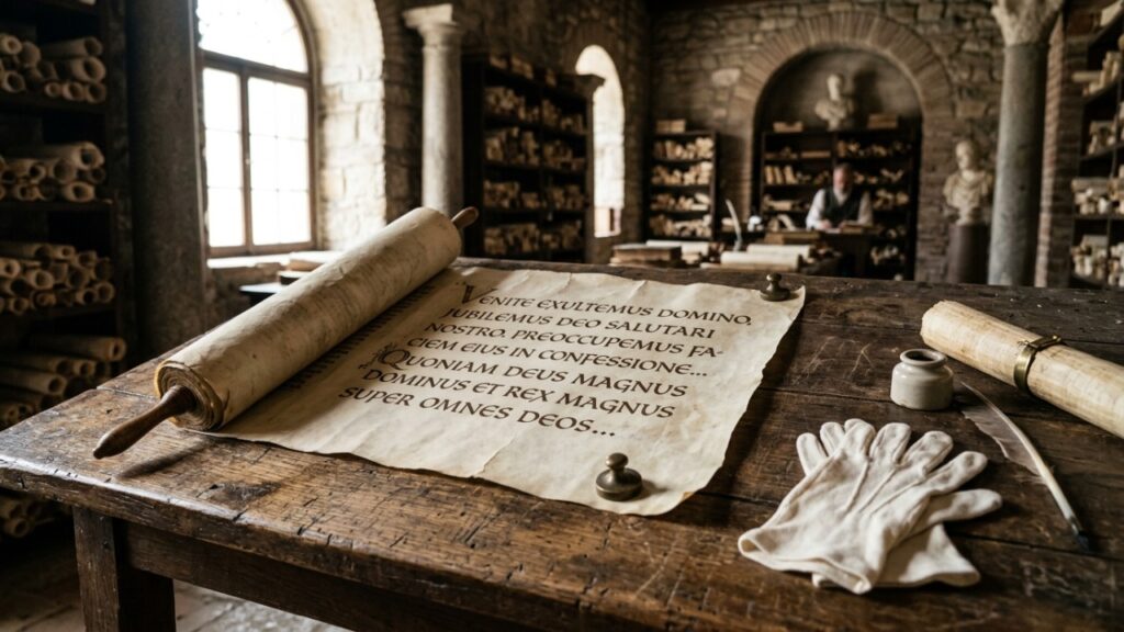 Eles acharam um manuscrito de 1.200 anos em Roma, e uma poesia nele está fazendo os especialistas reverem o começo da literatura inglesa