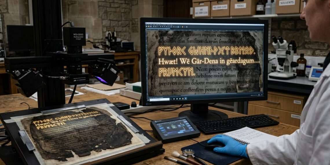 Eles acharam um manuscrito de 1.200 anos em Roma, e uma poesia nele está fazendo os especialistas reverem o começo da literatura inglesa