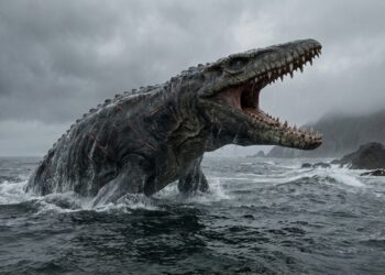 Cientistas descobrem réptil marinho de 13 metros, duas vezes maior que um tubarão-branco