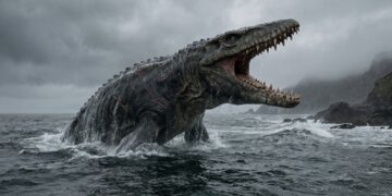 Cientistas descobrem réptil marinho de 13 metros, duas vezes maior que um tubarão-branco