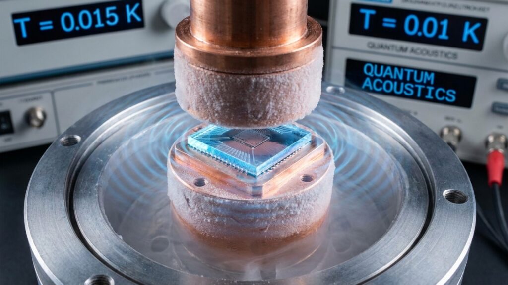 Cientistas criam dispositivo de "som quântico" que funciona perto do zero absoluto