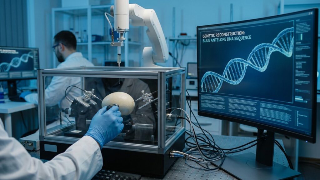 Uma empresa de biotecnologia quer recriar o antílope-azul com células modificadas de gazelas, e a preservação da natureza pode mudar para sempre