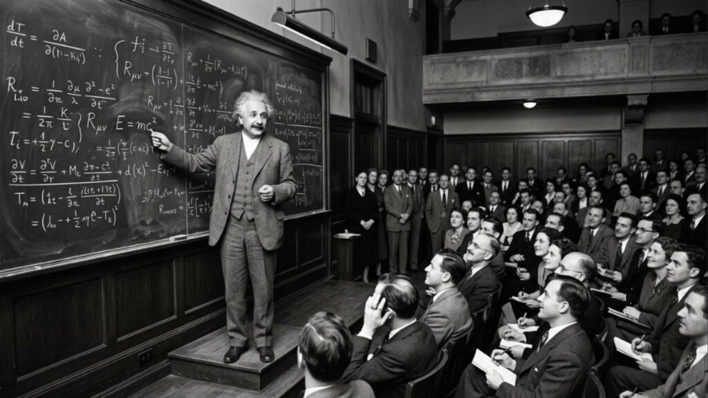 Charlie Chaplin, ao comentar a popularidade e a genialidade de Albert Einstein, disse: "A sua glória é maior que a minha. O mundo inteiro o admira, mesmo sem entender uma palavra do que você diz."
