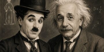 Charlie Chaplin, ao comentar a popularidade e a genialidade de Albert Einstein, disse: "A sua glória é maior que a minha. O mundo inteiro o admira, mesmo sem entender uma palavra do que você diz."