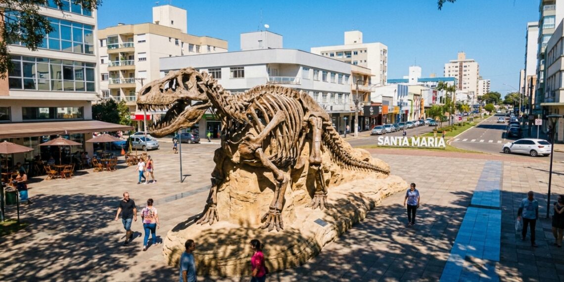 A primeira universidade federal fora de uma capital do Brasil fica no coração do Rio Grande do Sul e guarda fósseis de 230 milhões de anos