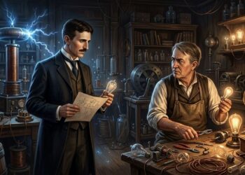 Nikola Tesla, ao comentar os métodos de trabalho de Thomas Edison, disse: "Se Edison tivesse que encontrar uma agulha num palheiro, ele não pararia para pensar, examinaria palha por palha até encontrá-la."