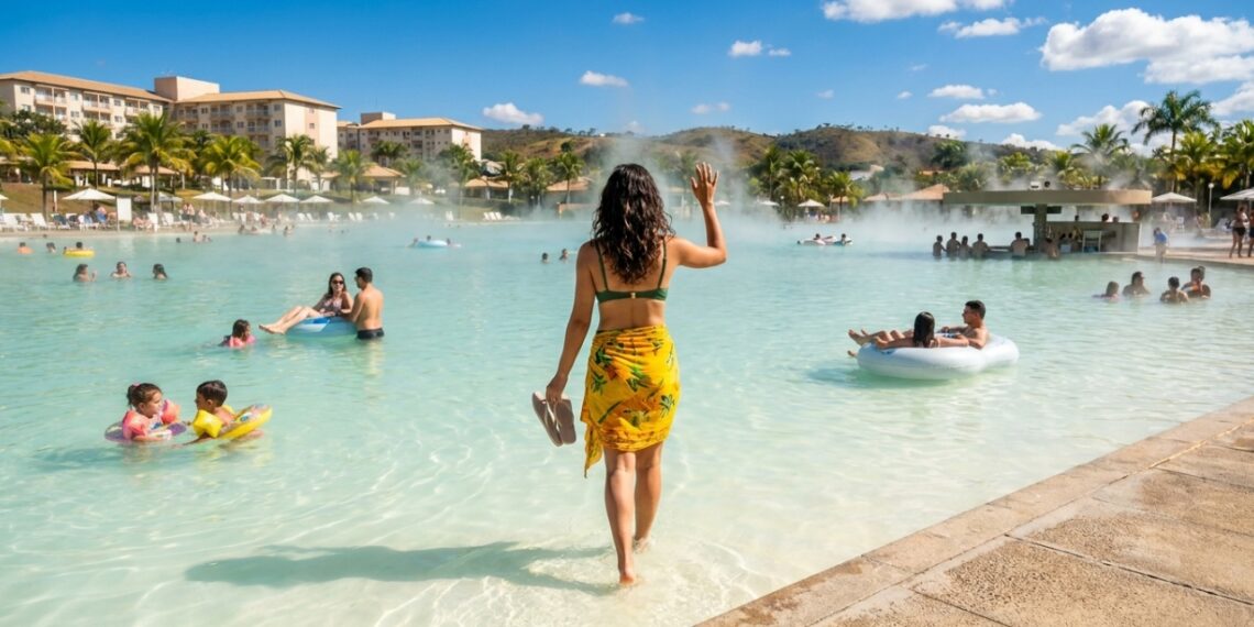 Águas que brotam do chão a 57 °C: a cidade goiana com o maior manancial hidrotermal do mundo e mais de 2 milhões de visitantes por ano