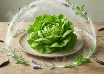 Cultivar plantas aromáticas cria uma barreira olfativa natural que protege sua horta orgânica contra o ataque de lesmas e caracóis.