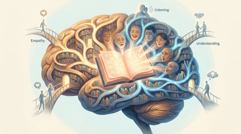 Ler romances provoca mudanças neurológicas que aprimoram a capacidade de compreender diferentes perspectivas humanas.