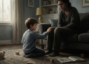 A inversão precoce de papéis familiares sobrecarrega o desenvolvimento infantil e compromete a saúde mental no longo prazo.