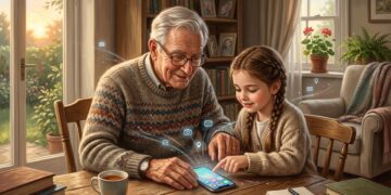 O ato de ensinar tecnologia para os avós funciona como um poderoso catalisador para o desenvolvimento da empatia estrutural nas crianças.