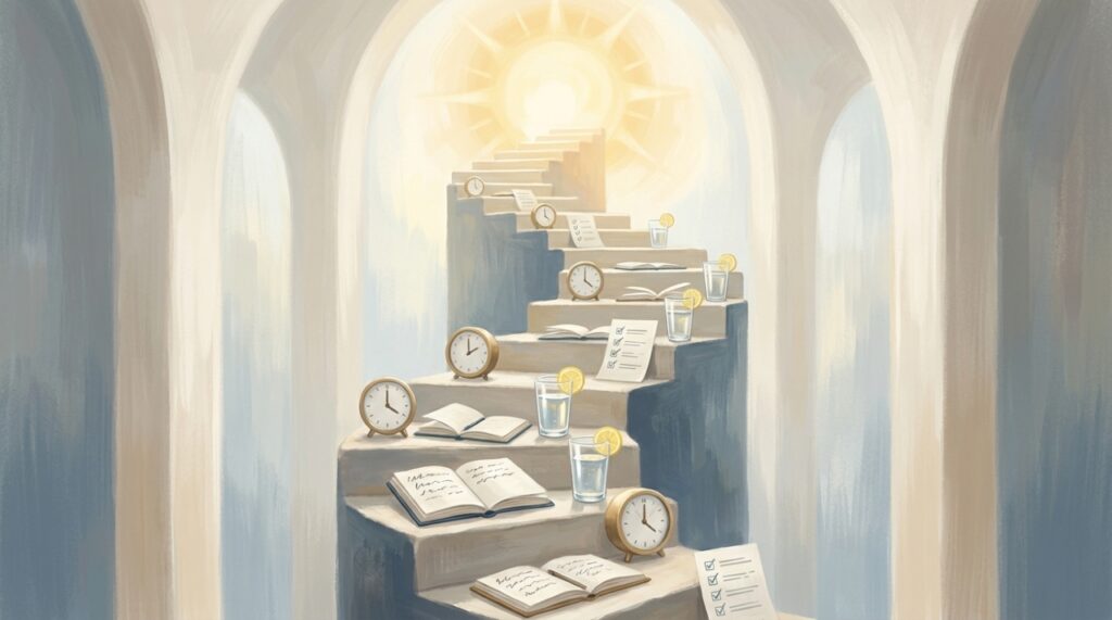 O sucesso duradouro é construído através da disciplina silenciosa e das pequenas escolhas que fazemos todos os dias.
