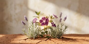 As flores perenes permitem transformar terrenos secos em um oásis de sol pleno com baixa manutenção.