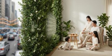 A murta-de-cheiro cria uma barreira visual densa que garante privacidade e isolamento acústico para o seu jardim.
